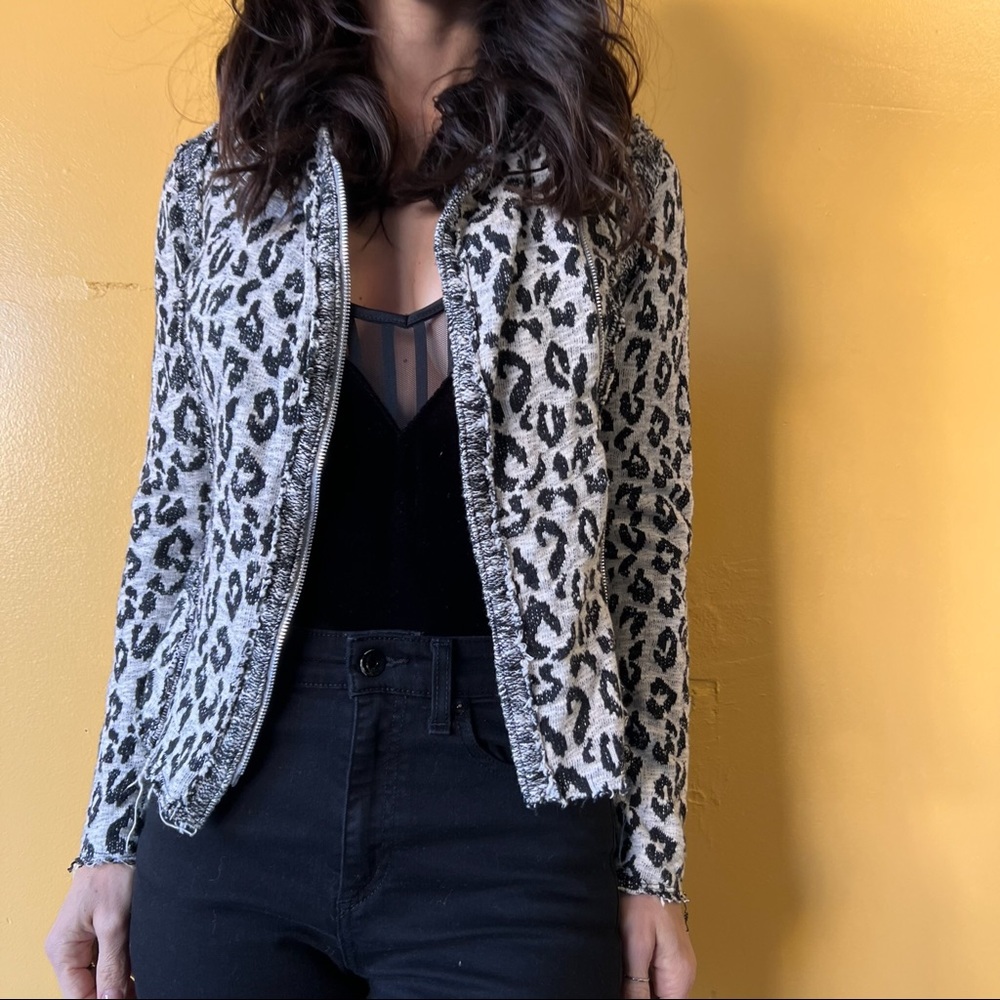 Leopard print jacket